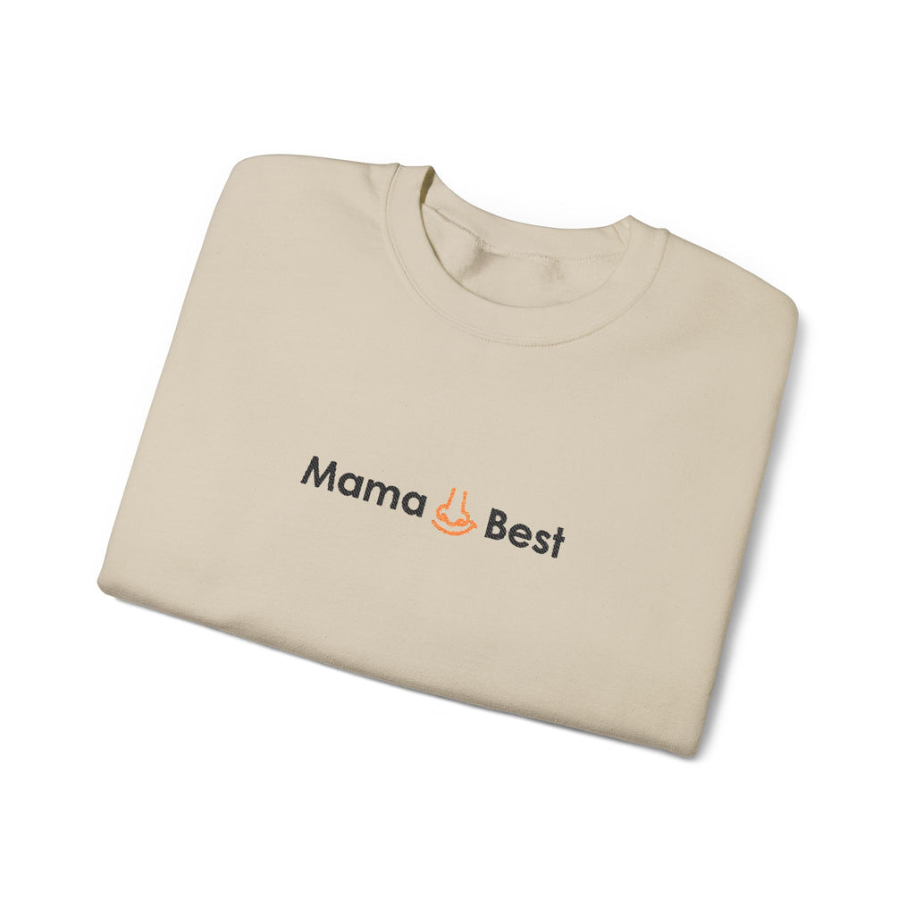Mama Best Sweatshirt for Moms | Cute Mothers Day Gift, Cozy Unisex Crewneck, Casual Everyday Wear, Perfect Spring and Fall Apparel