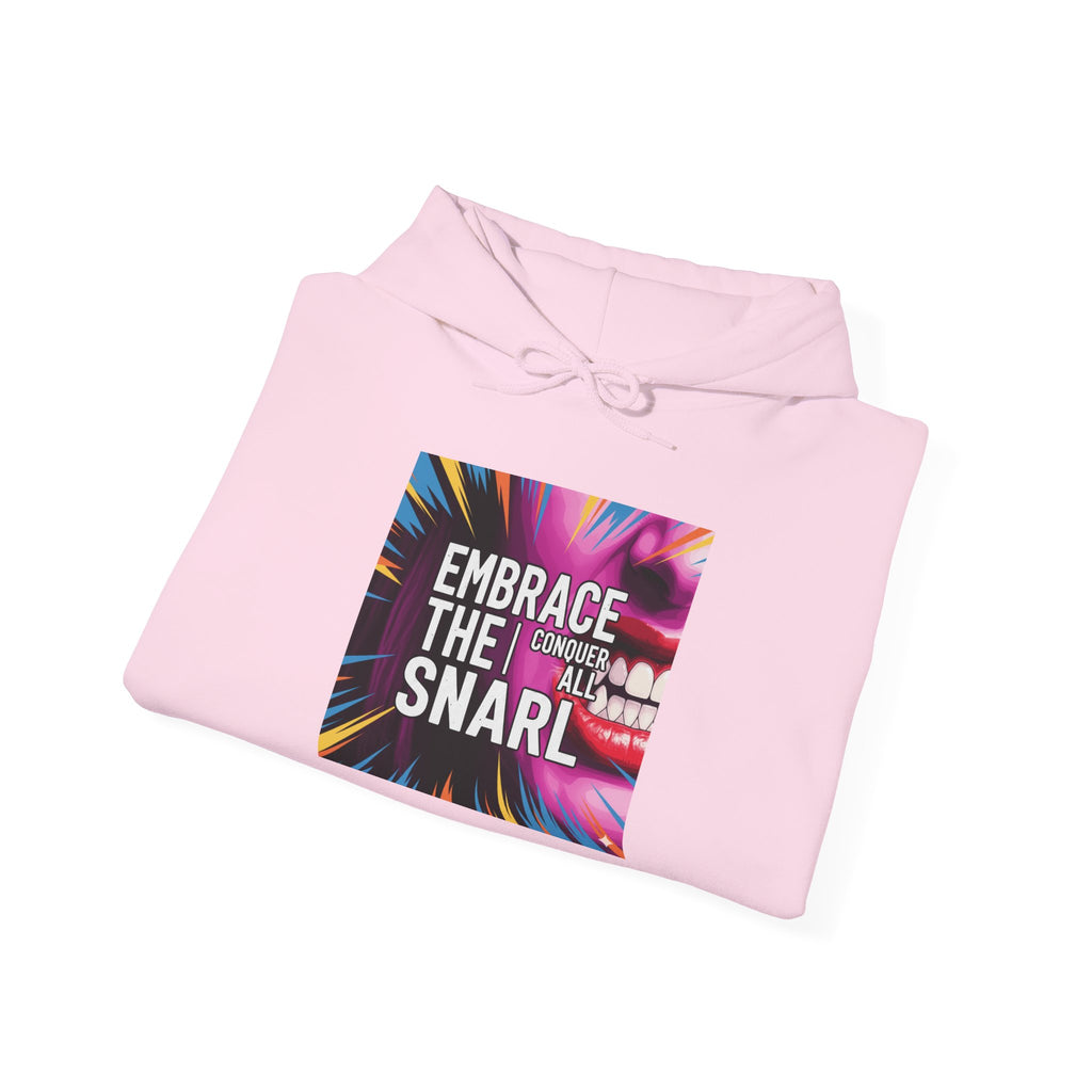 Embrace the Snarl Unisex Hoodie by Truly Great Life | Colorful Fleece Streetwear for Everyday Comfort