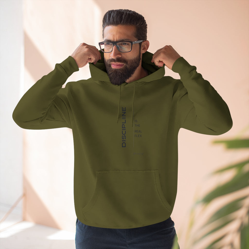 Discipline Is the New Flex Sweatshirt | Unisex Premium Fleece Motivational Streetwear Pullover