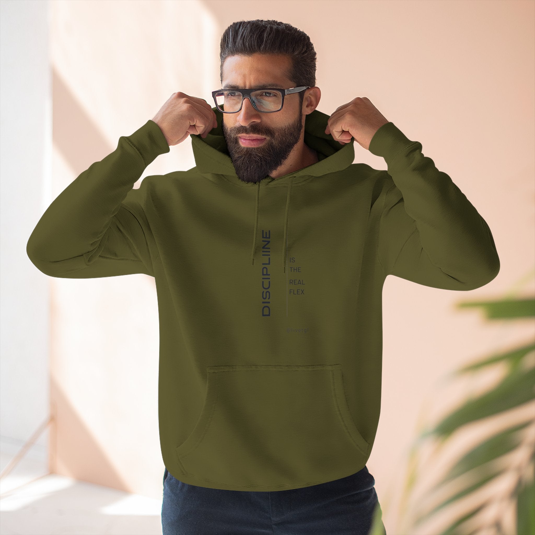 Discipline Is the New Flex Sweatshirt | Unisex Premium Fleece Motivational Streetwear Pullover