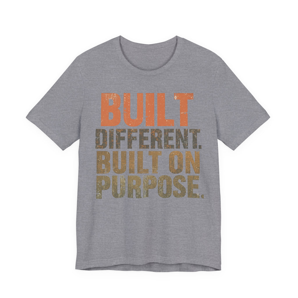 Built Different Softstyle Unisex Tee | Motivational Shirt for Entrepreneurs, Positive Vibes Streetwear