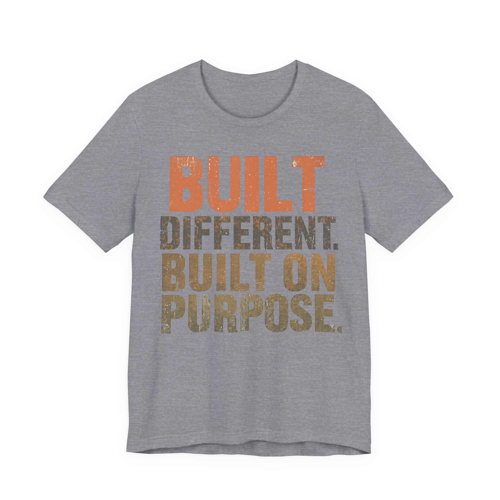Built Different Softstyle Unisex Tee | Motivational Shirt for Entrepreneurs, Positive Vibes Streetwear