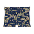 Casual Shorts for Women with Puzzle Pattern by TGL Design | Lightweight, Breathable Summer Wear for Everyday Style