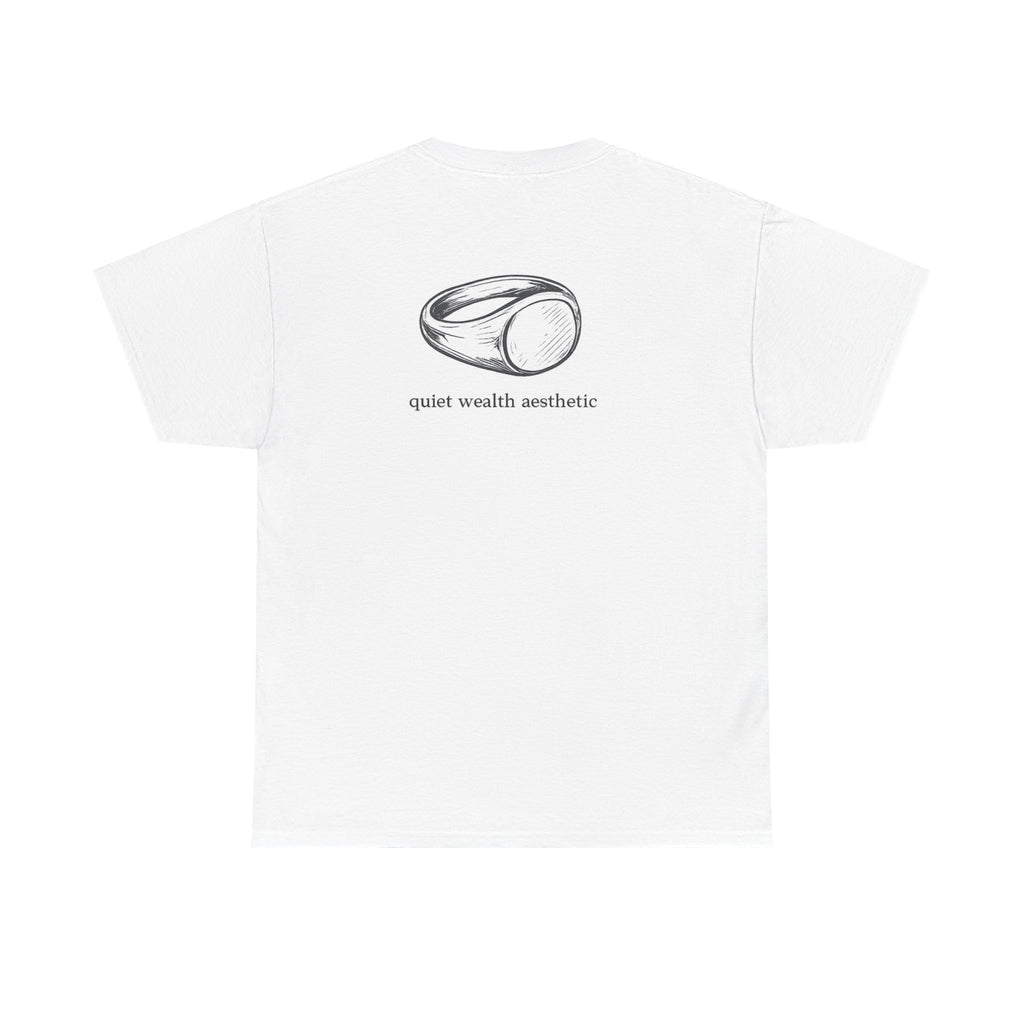 T‑Shirt — 'Quiet Wealth Aesthetic' Ring Graphic Tee
