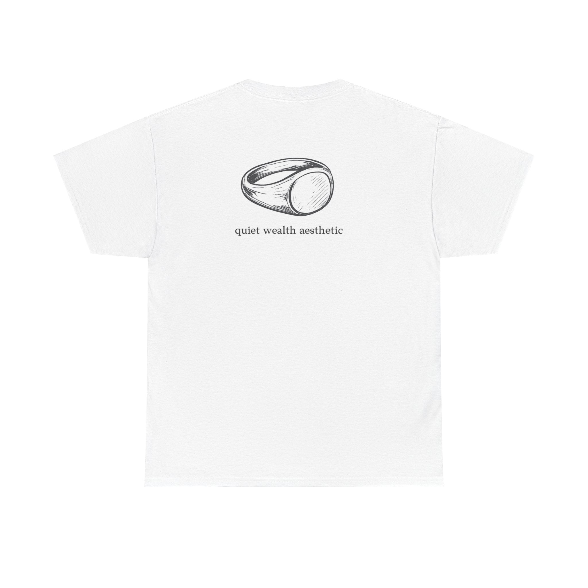 T‑Shirt — 'Quiet Wealth Aesthetic' Ring Graphic Tee