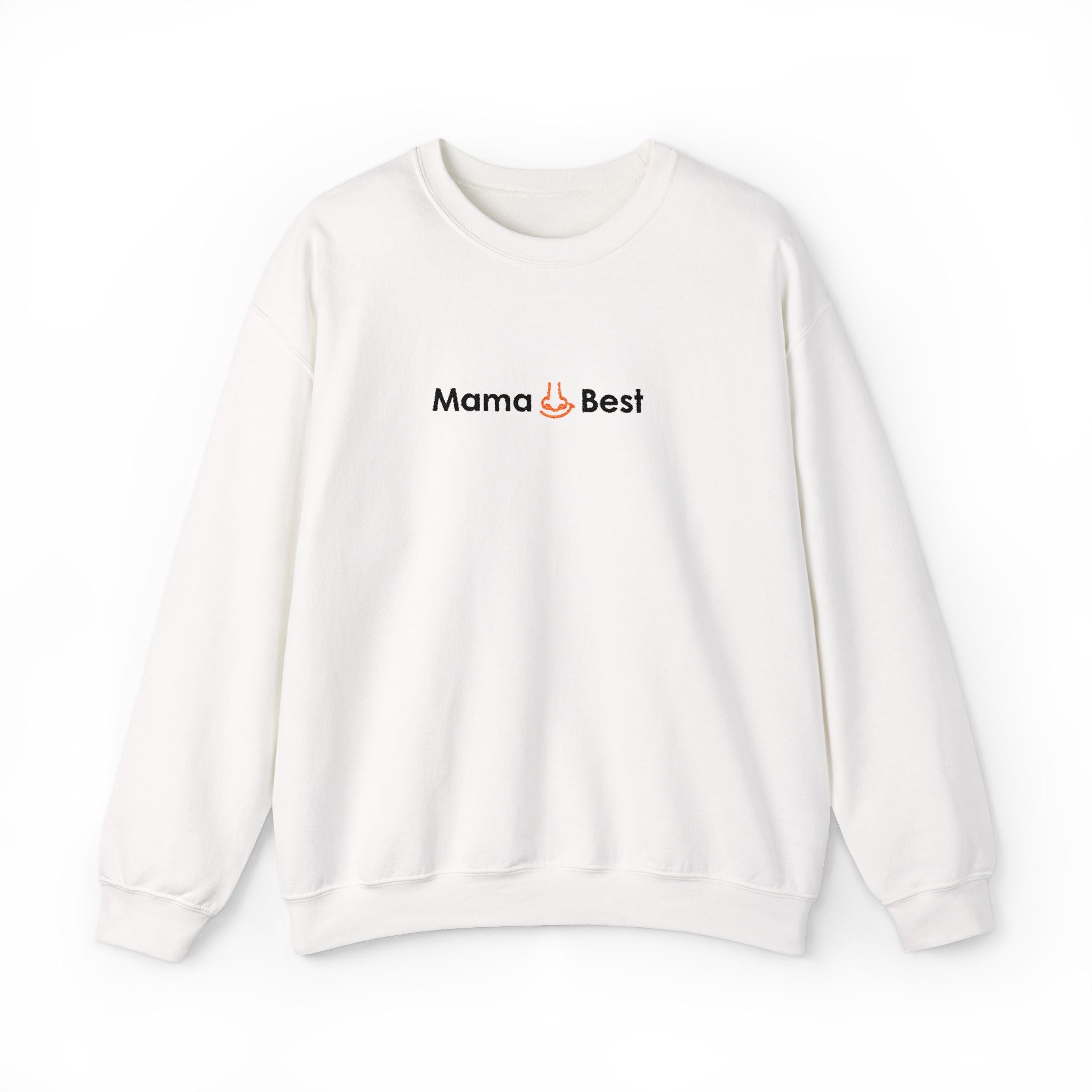 Mama Best Sweatshirt for Moms | Cute Mothers Day Gift, Cozy Unisex Crewneck, Casual Everyday Wear, Perfect Spring and Fall Apparel