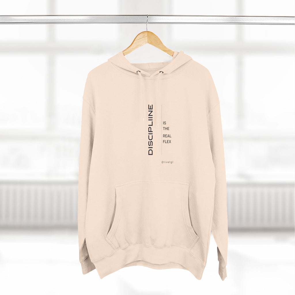 Discipline Is the New Flex Sweatshirt | Unisex Premium Fleece Motivational Streetwear Pullover