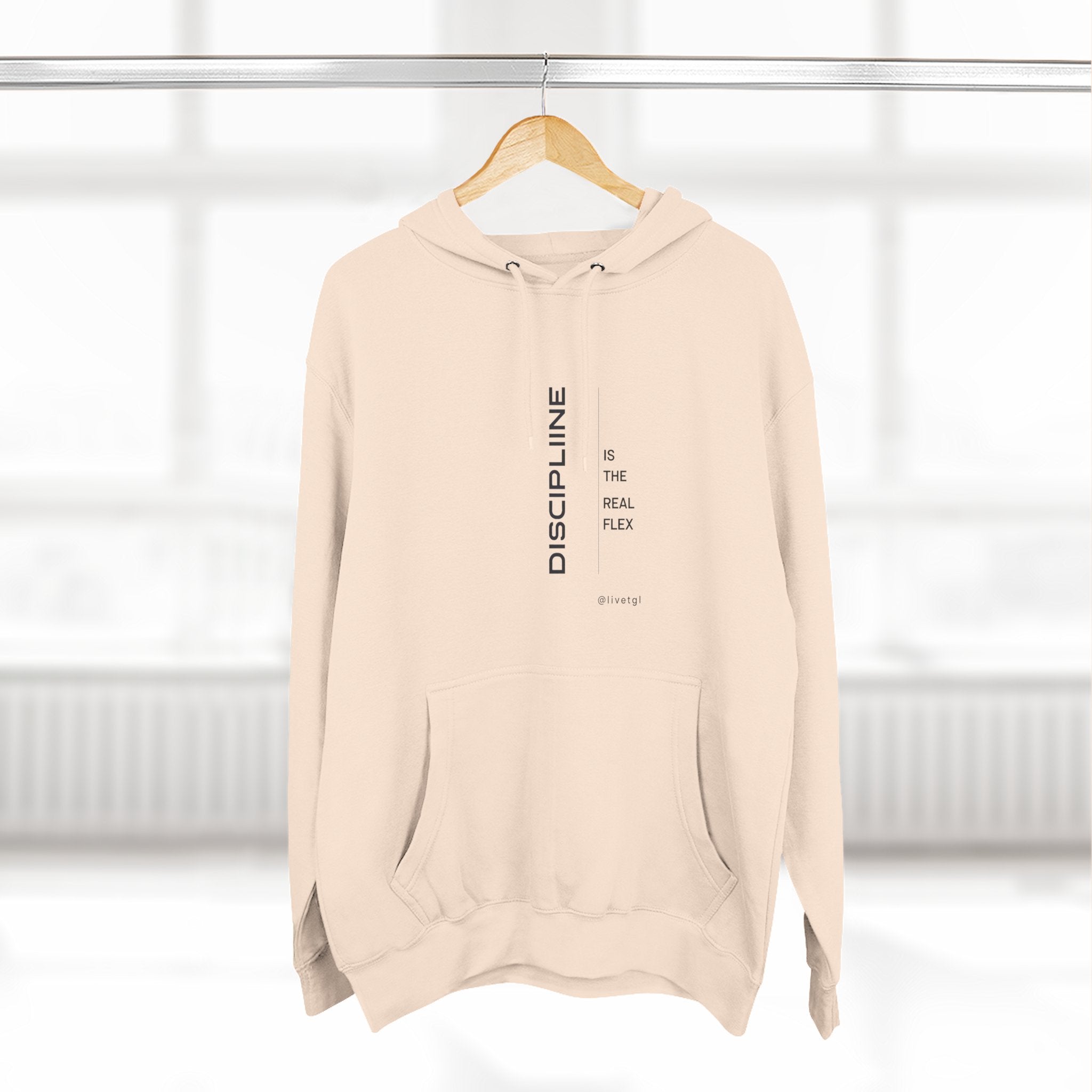 Discipline Is the New Flex Sweatshirt | Unisex Premium Fleece Motivational Streetwear Pullover