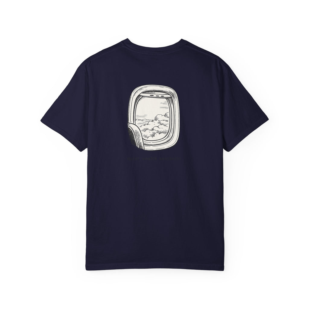 T-Shirt — 'Window Seat' Airplane Window Graphic Tee
