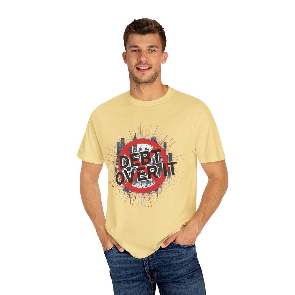 Debt Over It Softstyle Unisex T-Shirt, Cool Graphic Tee, Motivational Apparel for a Debt-Free Lifestyle, Perfect Gift by Truly Great Life