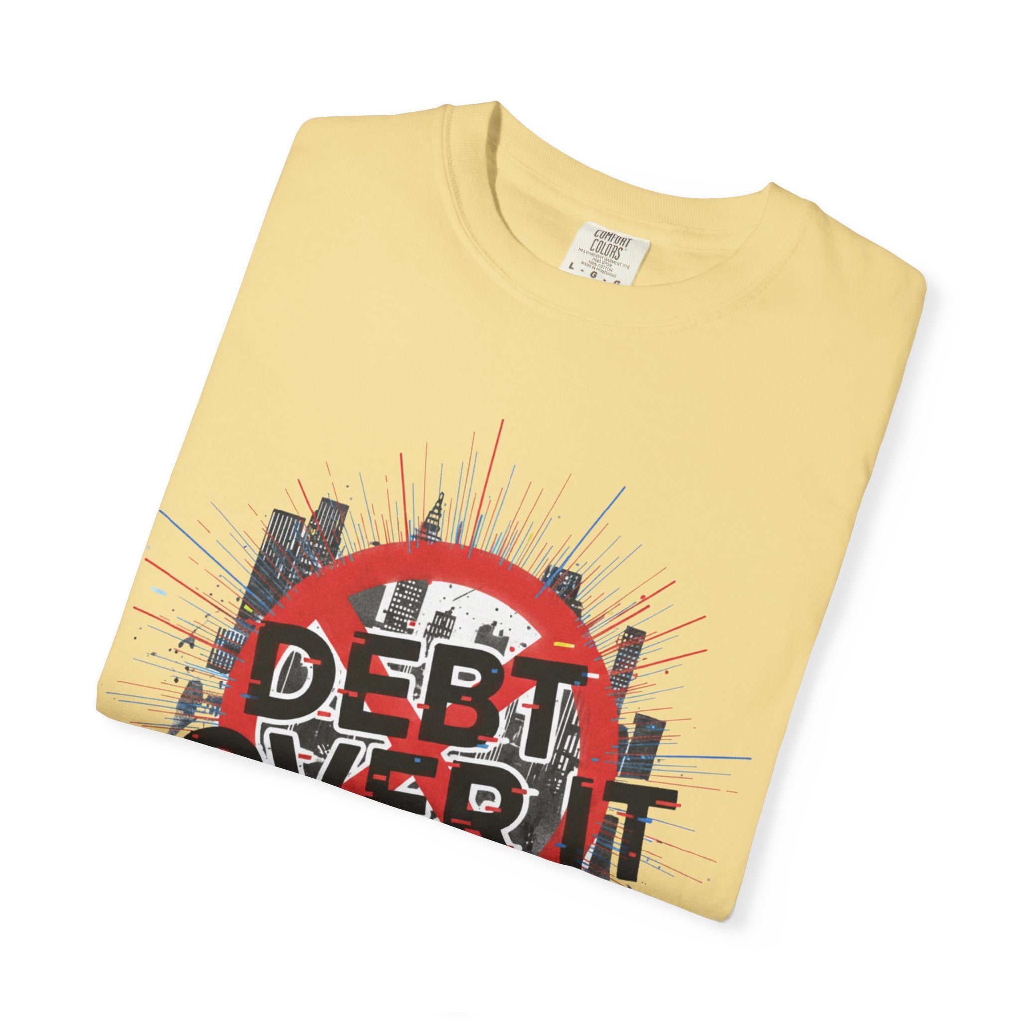 Debt Over It Softstyle Unisex T-Shirt, Cool Graphic Tee, Motivational Apparel for a Debt-Free Lifestyle, Perfect Gift by Truly Great Life