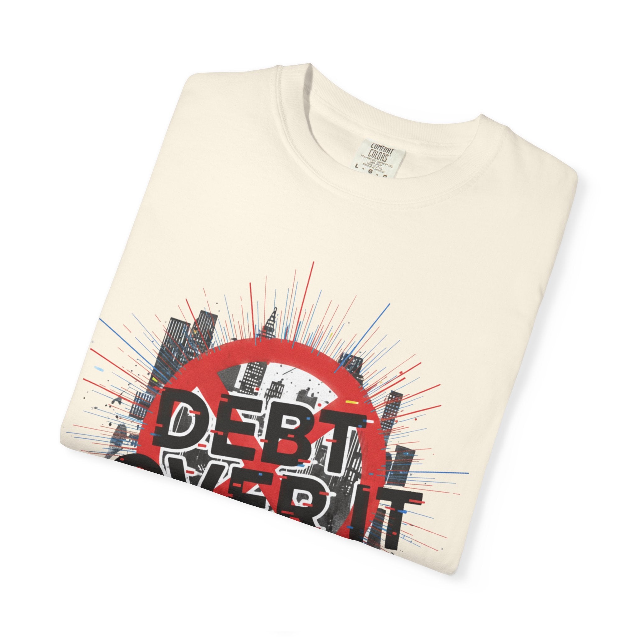 Debt Over It Softstyle Unisex T-Shirt, Cool Graphic Tee, Motivational Apparel for a Debt-Free Lifestyle, Perfect Gift by Truly Great Life