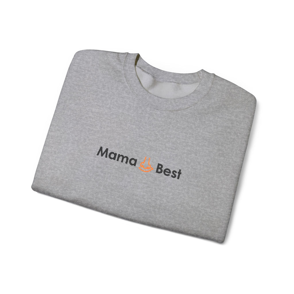 Mama Best Sweatshirt for Moms | Cute Mothers Day Gift, Cozy Unisex Crewneck, Casual Everyday Wear, Perfect Spring and Fall Apparel