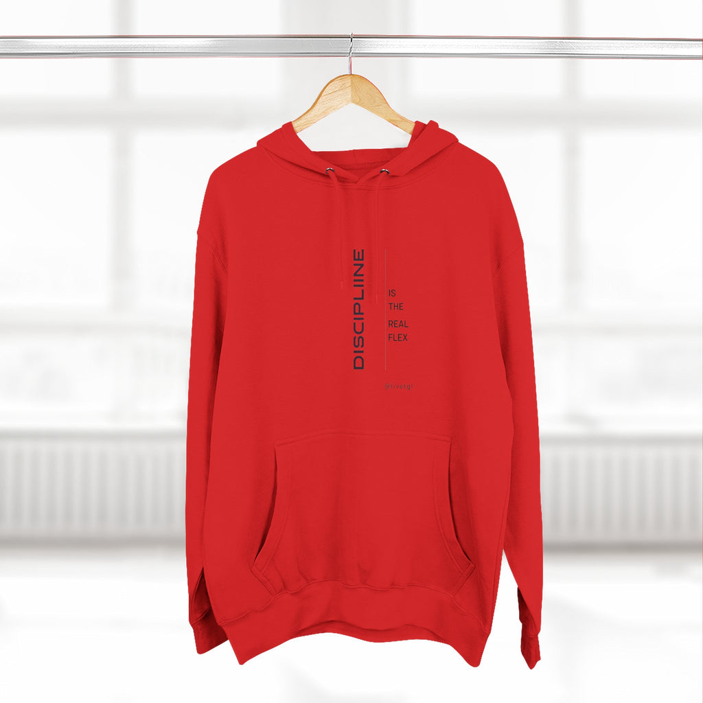 Discipline Is the New Flex Sweatshirt | Unisex Premium Fleece Motivational Streetwear Pullover