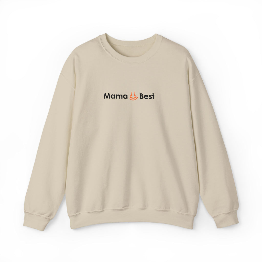 Mama Best Sweatshirt for Moms | Cute Mothers Day Gift, Cozy Unisex Crewneck, Casual Everyday Wear, Perfect Spring and Fall Apparel