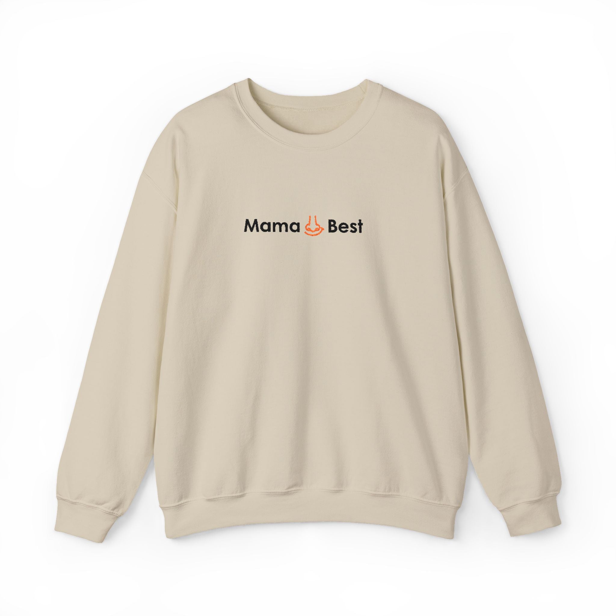 Mama Best Sweatshirt for Moms | Cute Mothers Day Gift, Cozy Unisex Crewneck, Casual Everyday Wear, Perfect Spring and Fall Apparel