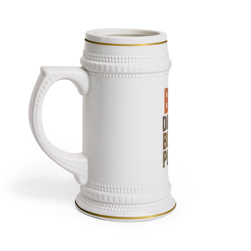Built Different Built on Purpose Beer Stein | Motivational Mug by Truly Great Life, Unique Gift for Beer Enthusiasts & Party Lovers