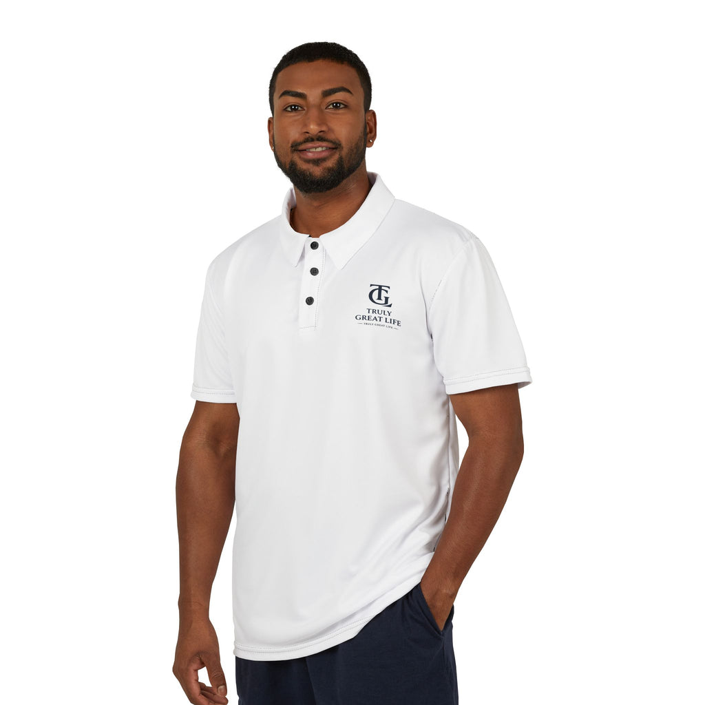 Celtic Cross Golf Club Polo Shirt - Embroidered Logo Performance Polo