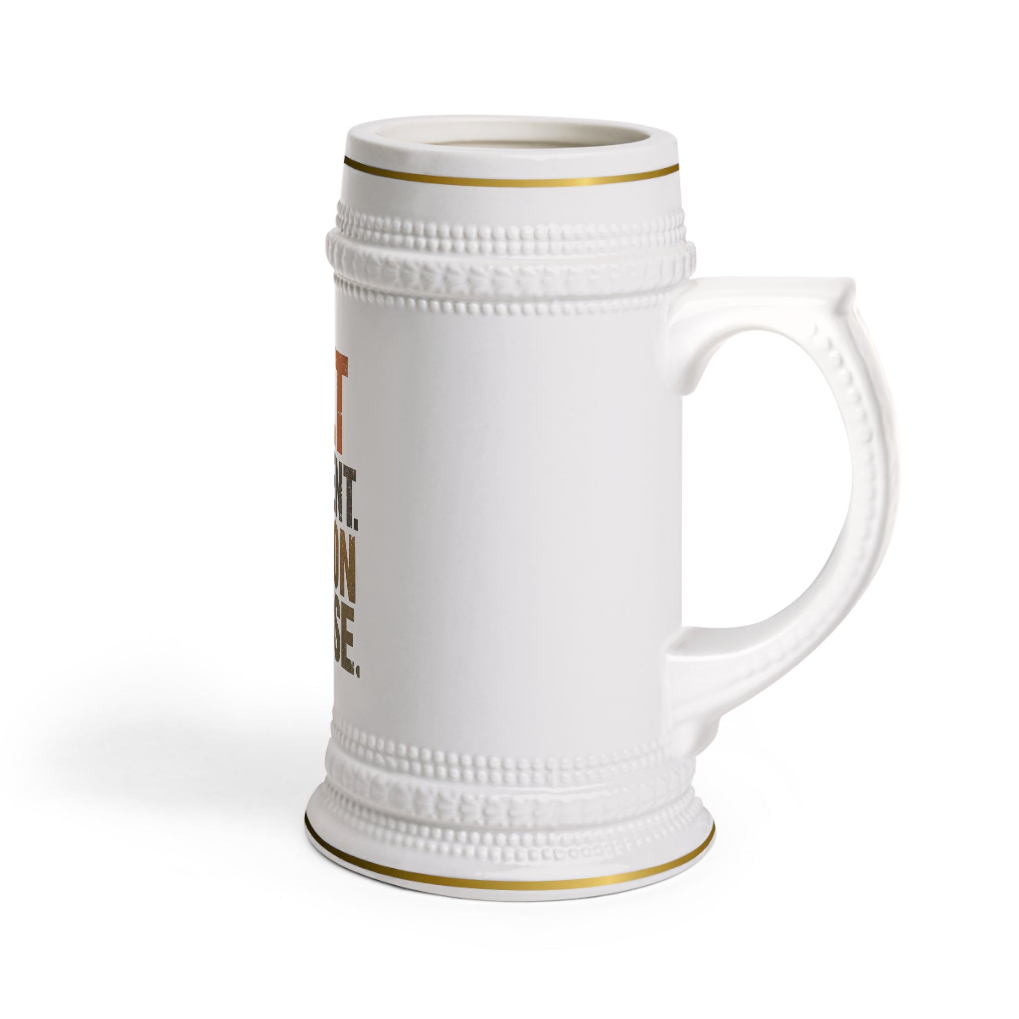 Built Different Built on Purpose Beer Stein | Motivational Mug by Truly Great Life, Unique Gift for Beer Enthusiasts & Party Lovers