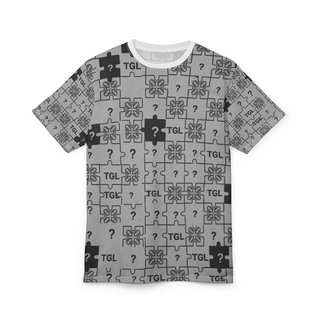 Puzzle Pattern Unisex Graphic Tee by Truly Great Life | Soft Cotton Casual T-Shirt for Everyday Style