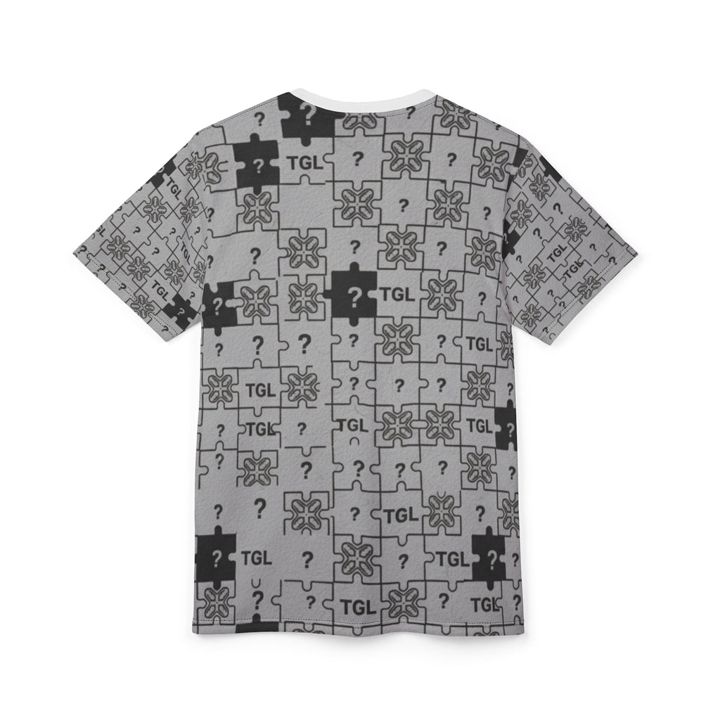Puzzle Pattern Unisex Graphic Tee by Truly Great Life | Soft Cotton Casual T-Shirt for Everyday Style