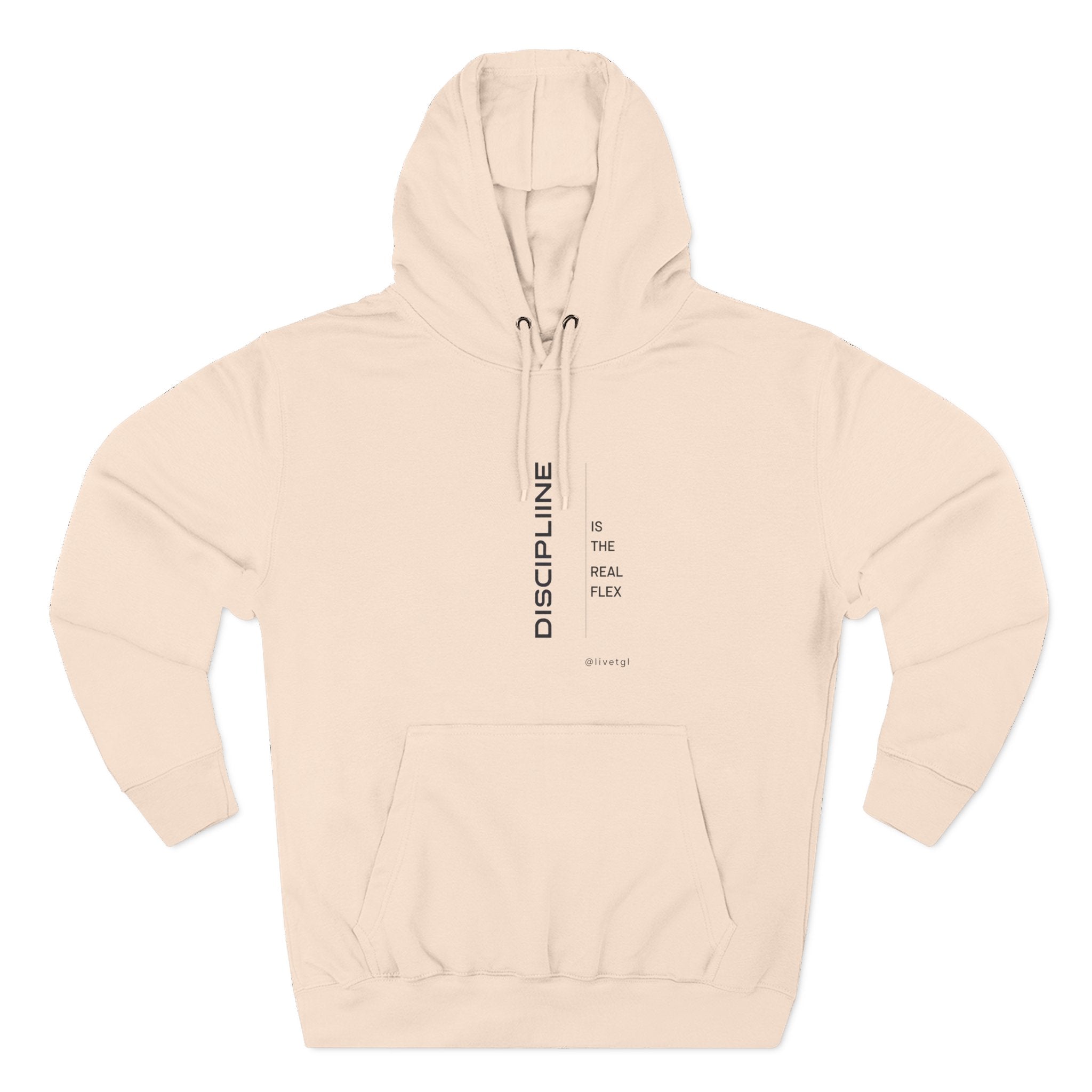 Discipline Is the New Flex Sweatshirt | Unisex Premium Fleece Motivational Streetwear Pullover