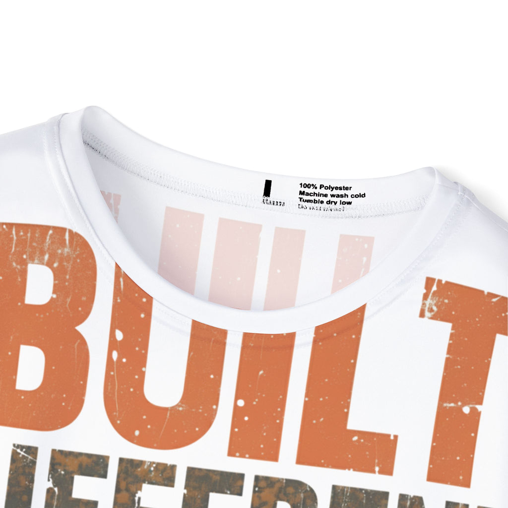 Built Different Sports Jersey for Men by Truly Great Life | Performance Athletic Shirt for Gym & Game Day