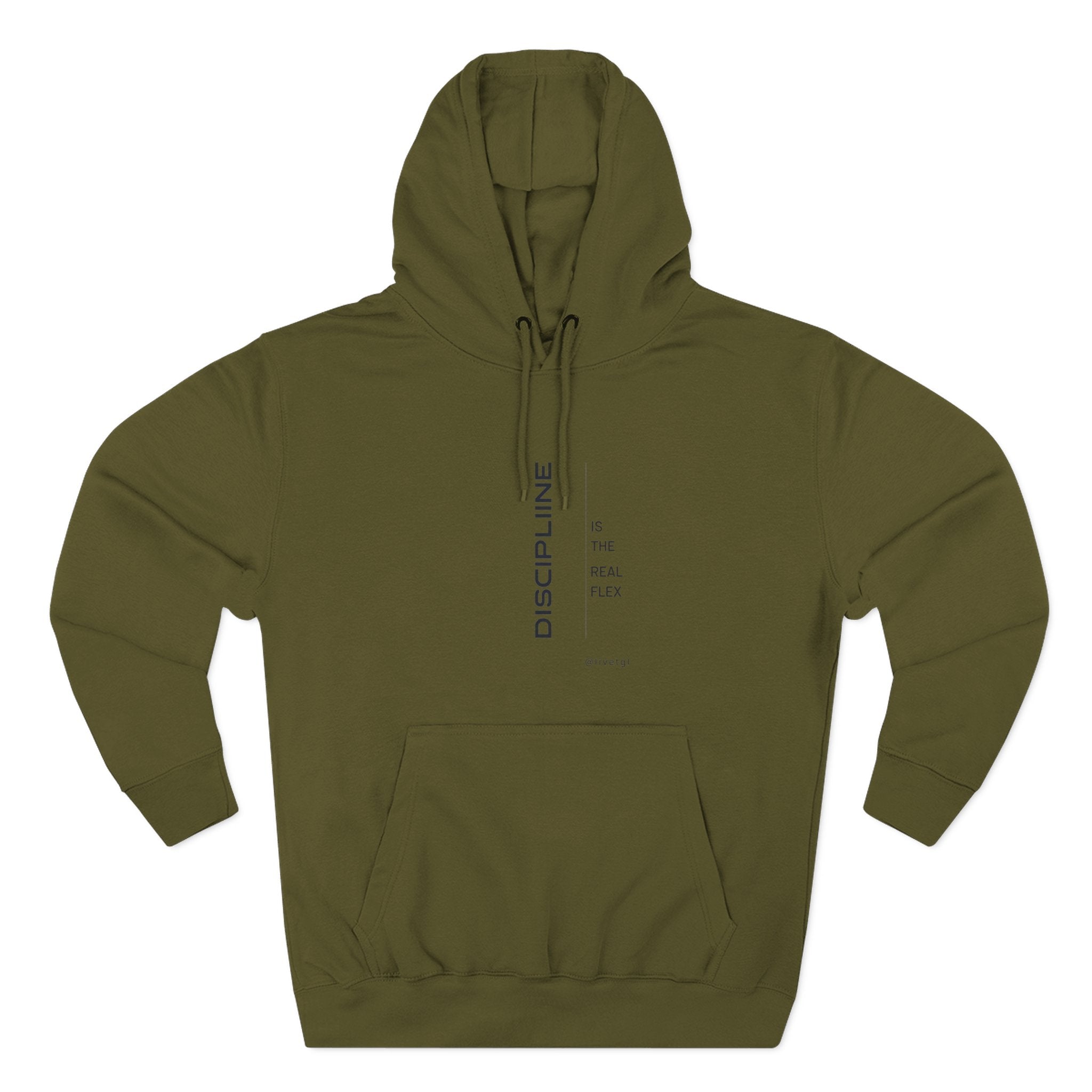 Discipline Is the New Flex Sweatshirt | Unisex Premium Fleece Motivational Streetwear Pullover