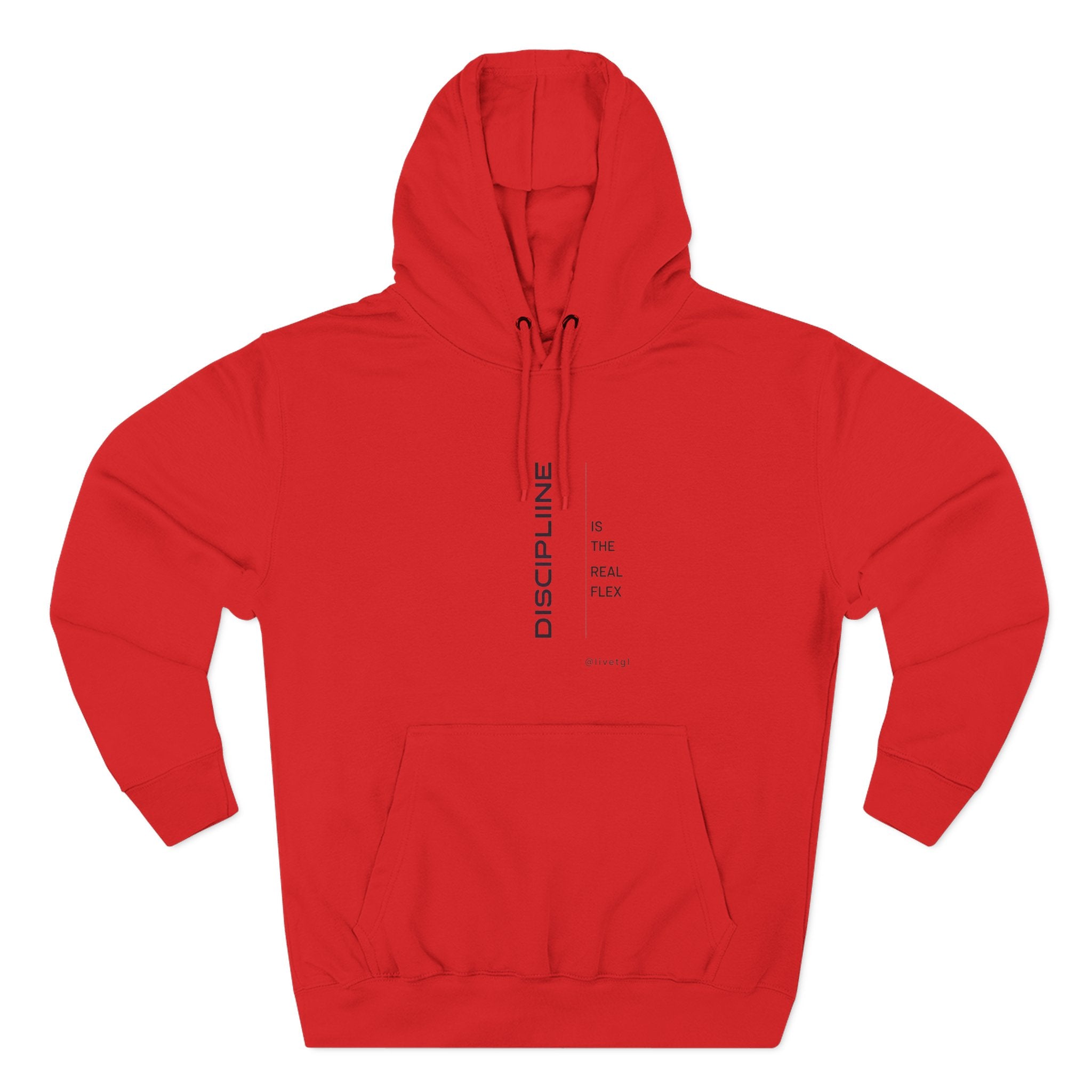 Discipline Is the New Flex Sweatshirt | Unisex Premium Fleece Motivational Streetwear Pullover