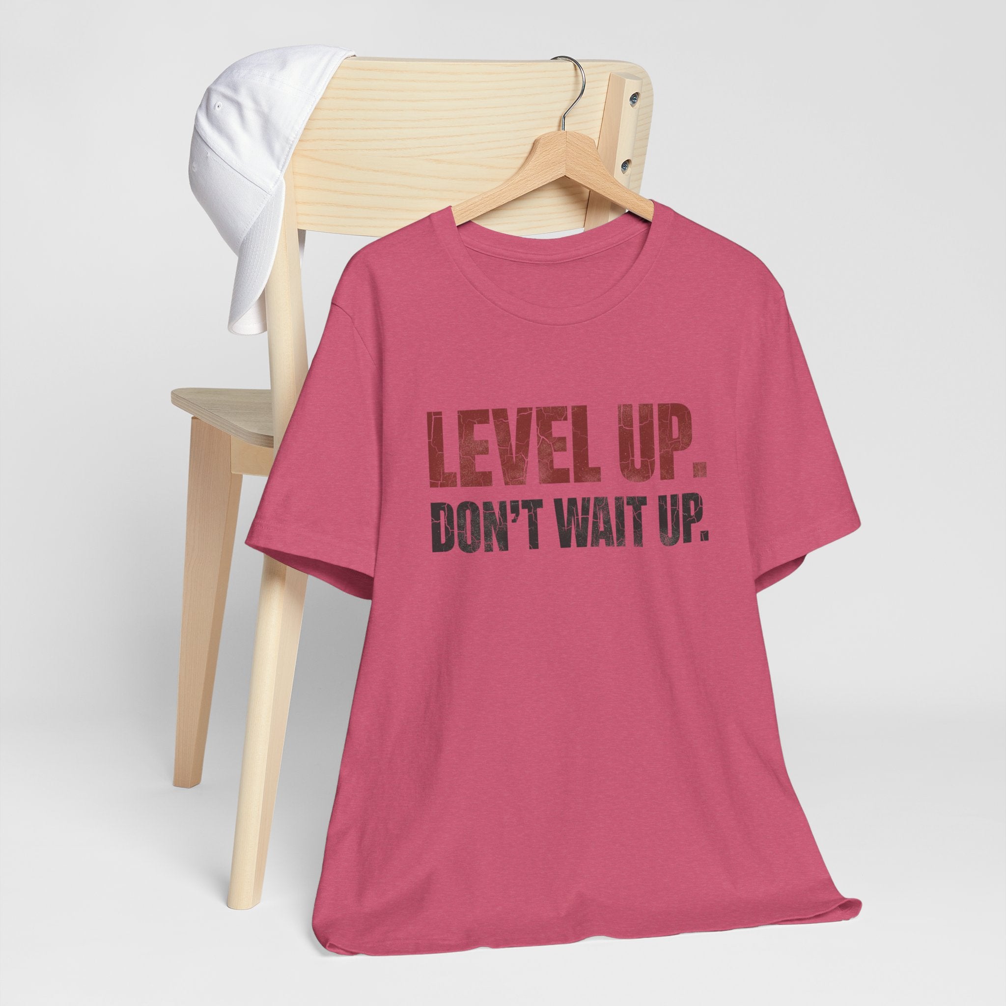 Level Up Unisex Tee | Motivational T-Shirt for Men and Women, Streetwear, Entrepreneur & Fitness Lifestyle Apparel by Truly Great Life