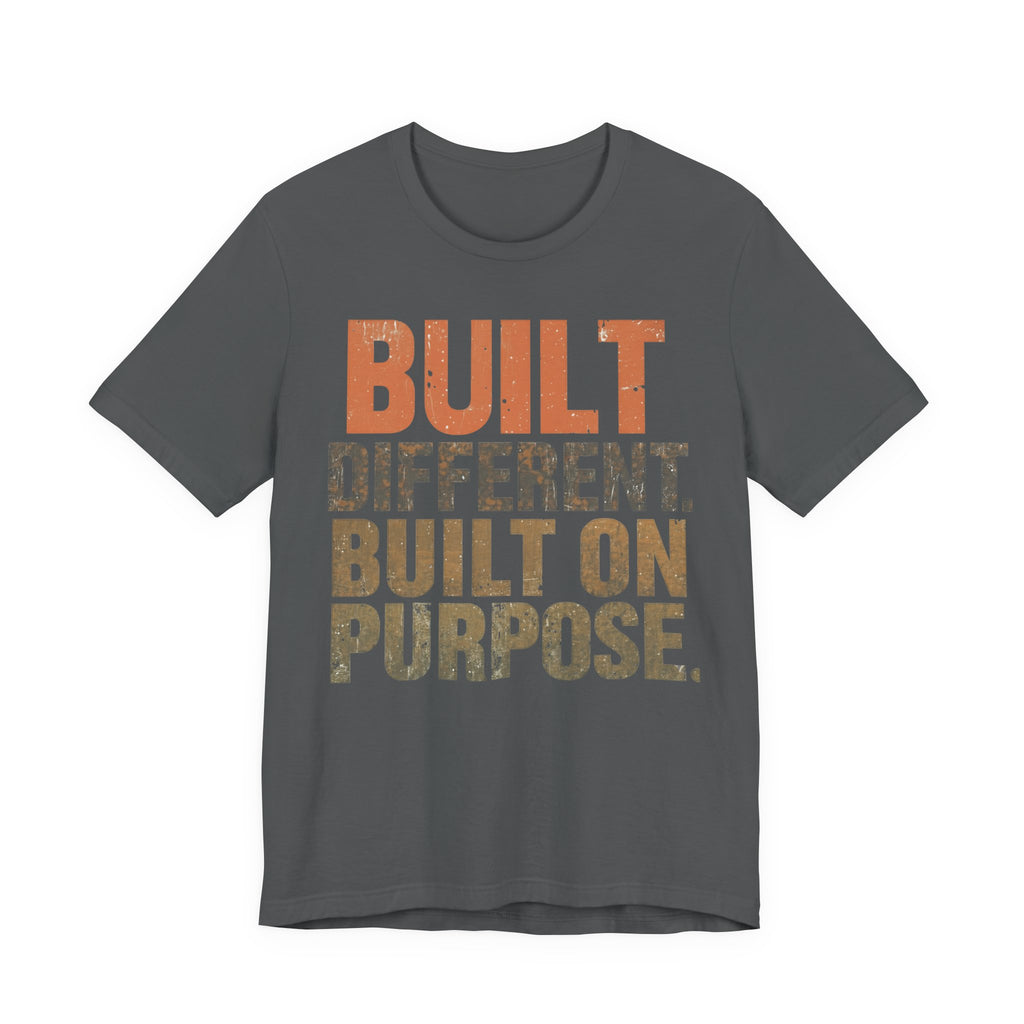 Built Different Softstyle Unisex Tee | Motivational Shirt for Entrepreneurs, Positive Vibes Streetwear