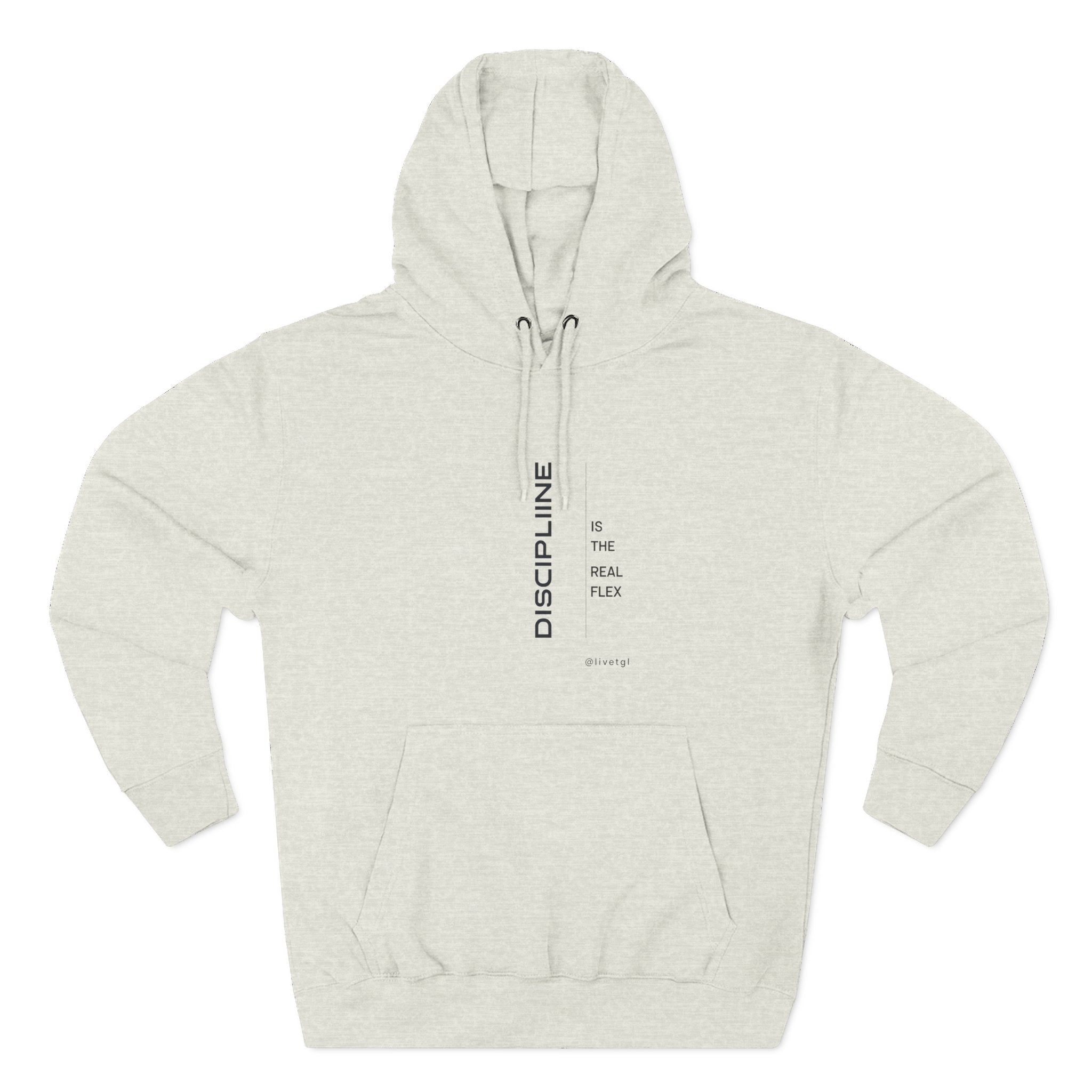 Discipline Is the New Flex Sweatshirt | Premium Fleece Motivational Streetwear Pullover for Men & Women by Truly Great Life