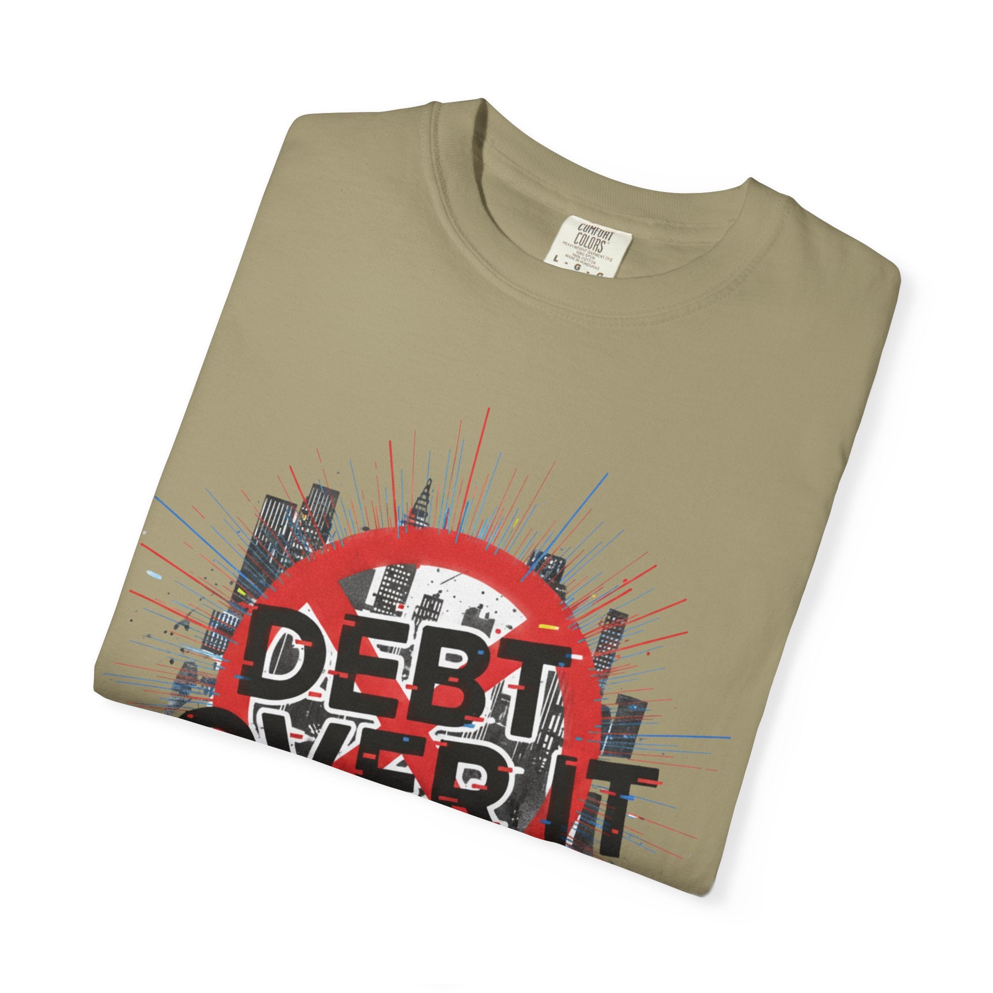 Debt Over It Softstyle Unisex T-Shirt, Cool Graphic Tee, Motivational Apparel for a Debt-Free Lifestyle, Perfect Gift by Truly Great Life