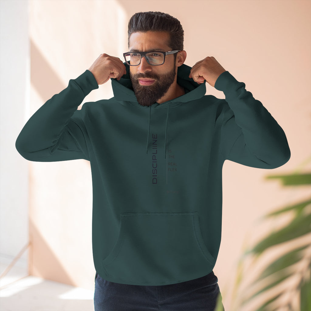 Discipline Is the New Flex Sweatshirt | Unisex Premium Fleece Motivational Streetwear Pullover
