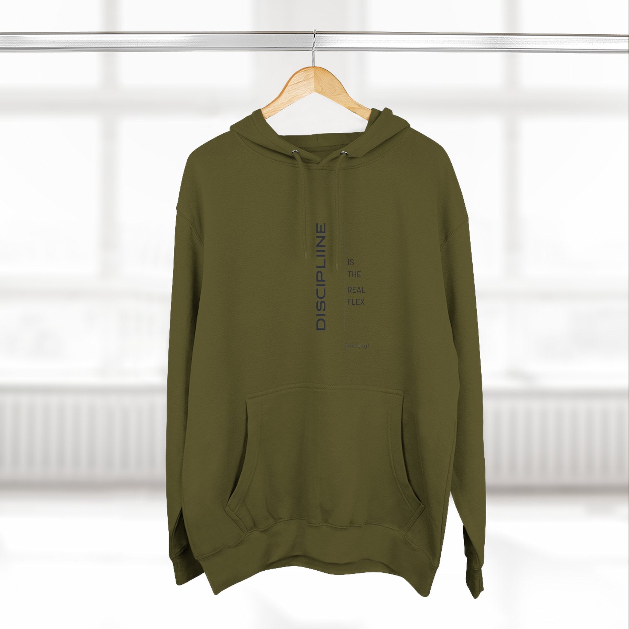 Discipline Is the New Flex Sweatshirt | Unisex Premium Fleece Motivational Streetwear Pullover