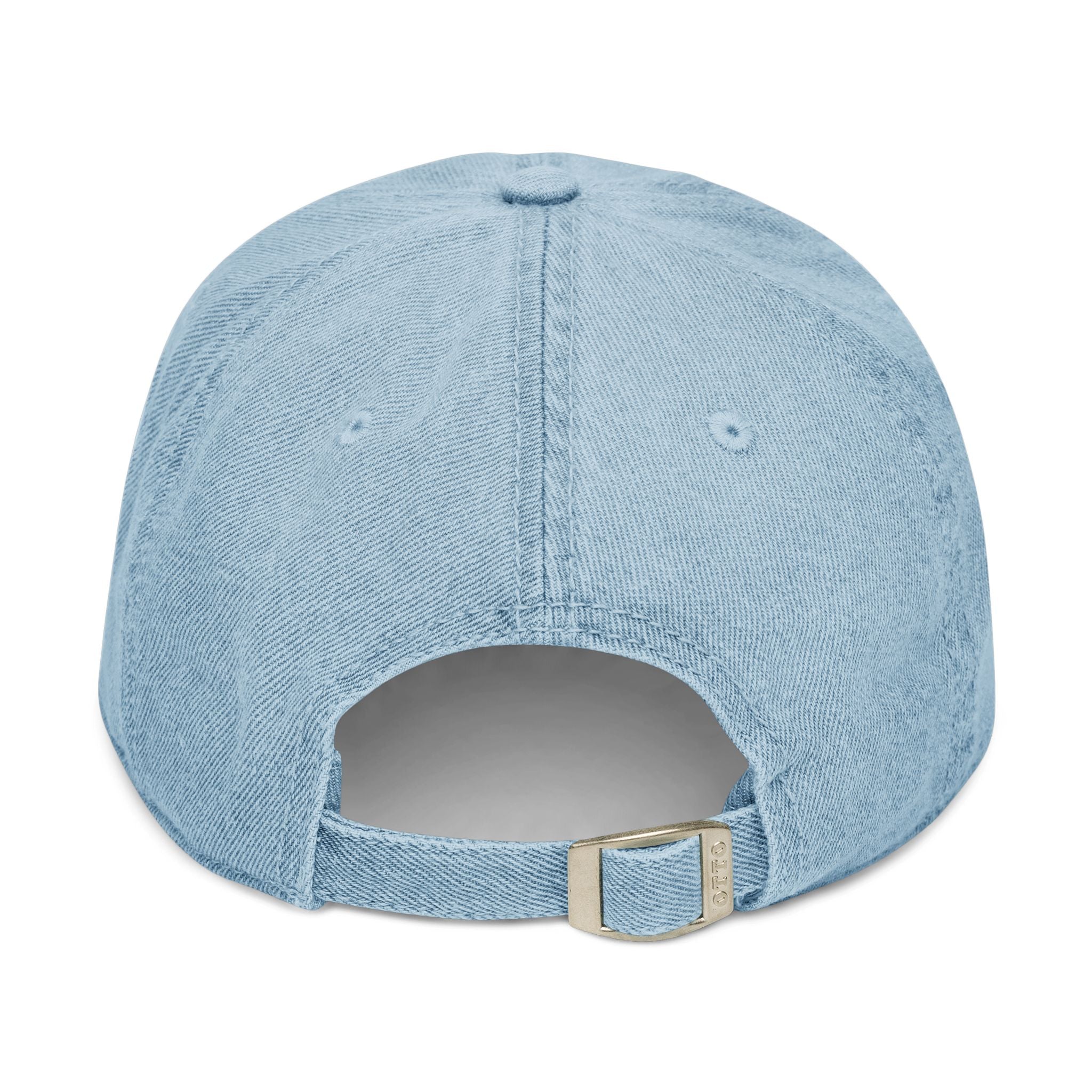 Embroidered Denim Hat — "Enjoy Truly Great Life" Casual Baseball Cap
