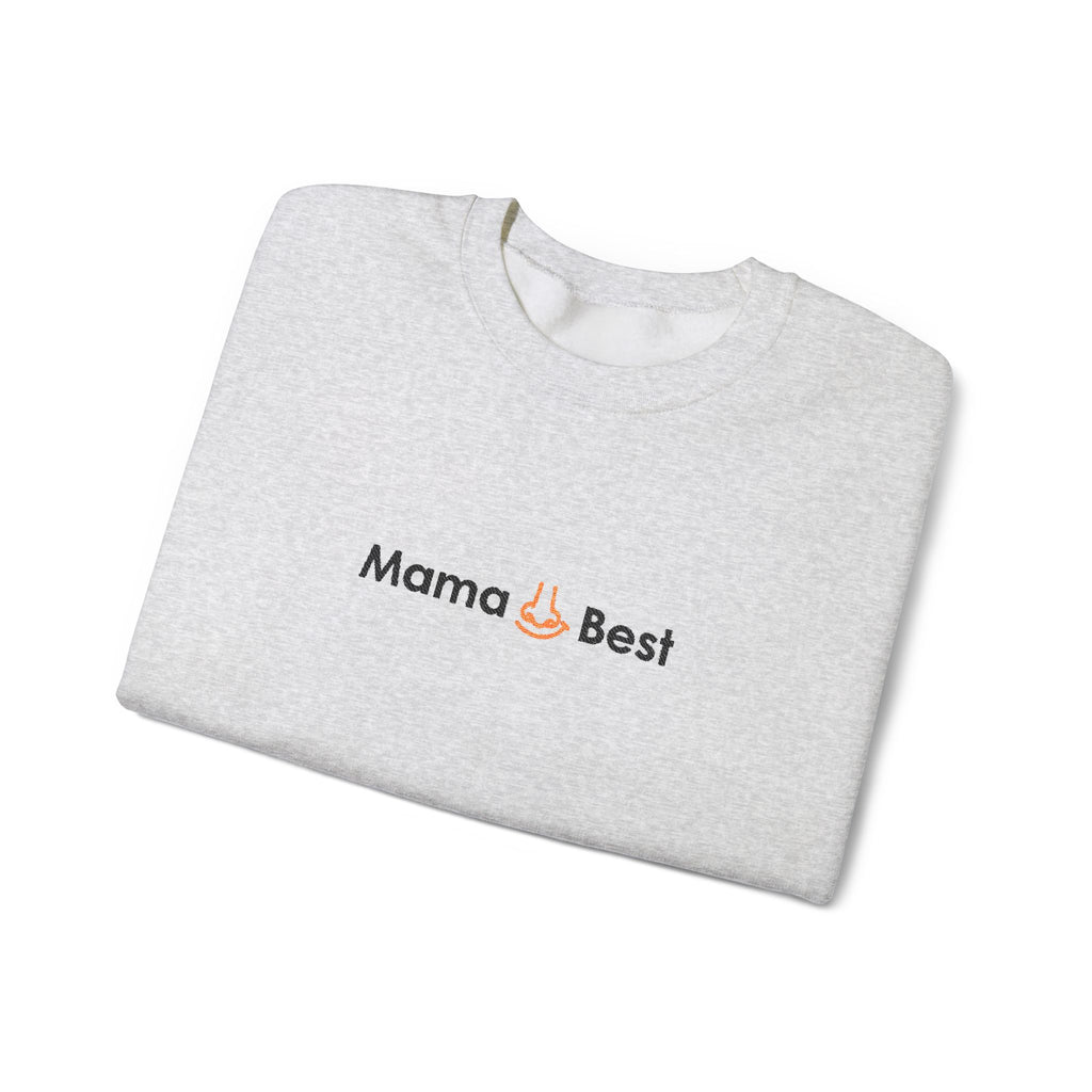 Mama Best Sweatshirt for Moms | Cute Mothers Day Gift, Cozy Unisex Crewneck, Casual Everyday Wear, Perfect Spring and Fall Apparel