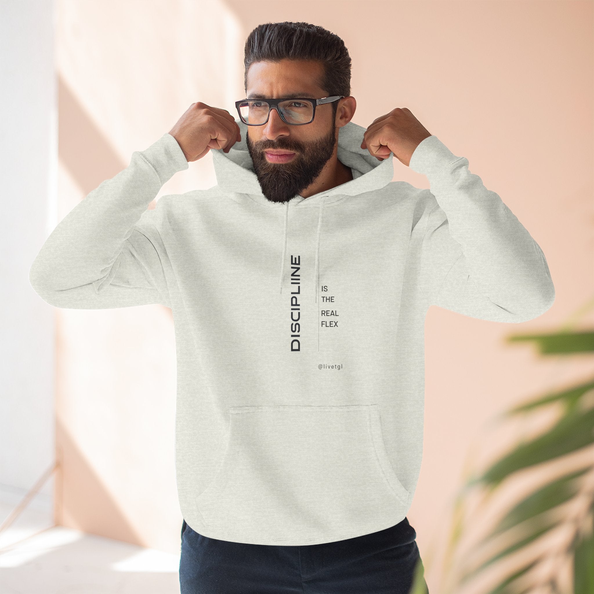 Discipline Is the New Flex Sweatshirt | Unisex Premium Fleece Motivational Streetwear Pullover