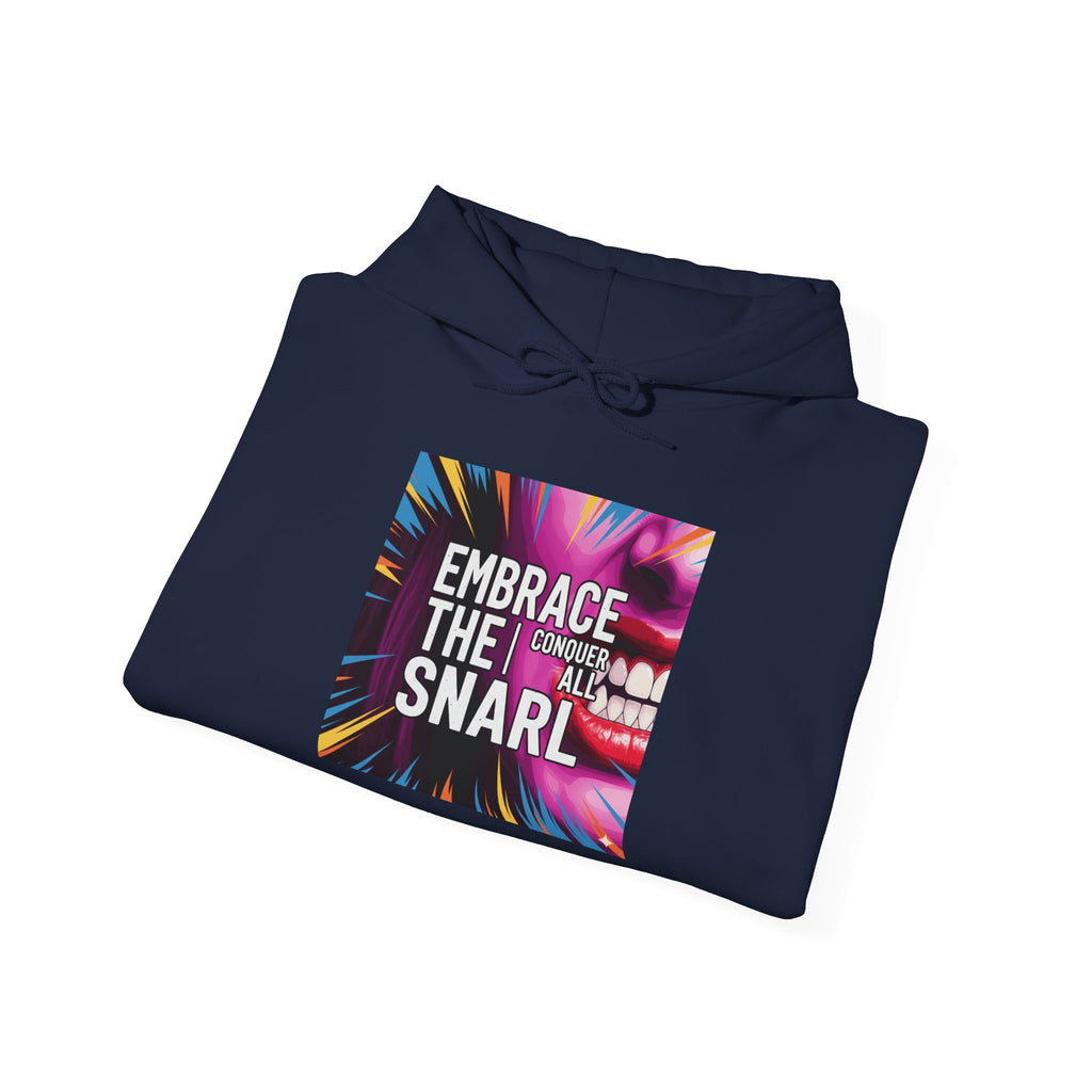 Embrace the Snarl Unisex Hoodie by Truly Great Life | Colorful Fleece Streetwear for Everyday Comfort