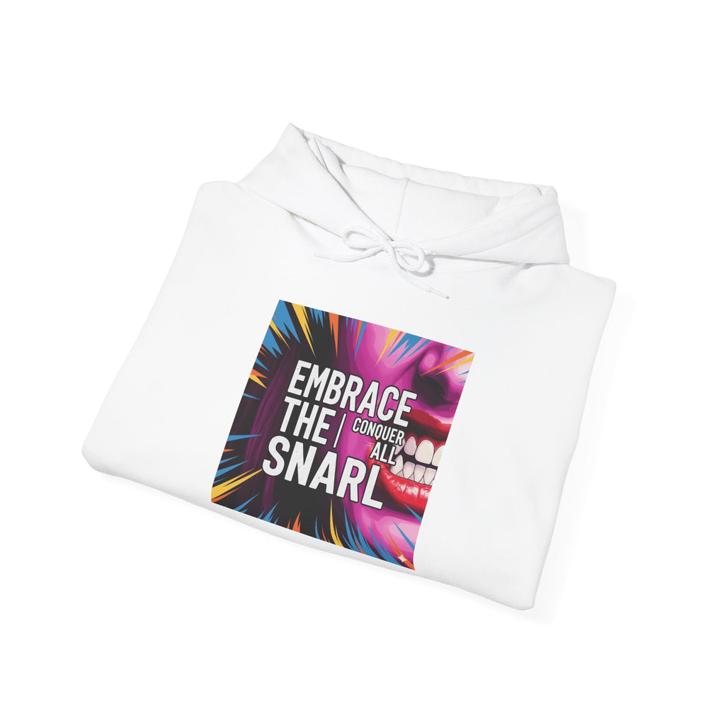 Embrace the Snarl Unisex Hoodie by Truly Great Life | Colorful Fleece Streetwear for Everyday Comfort