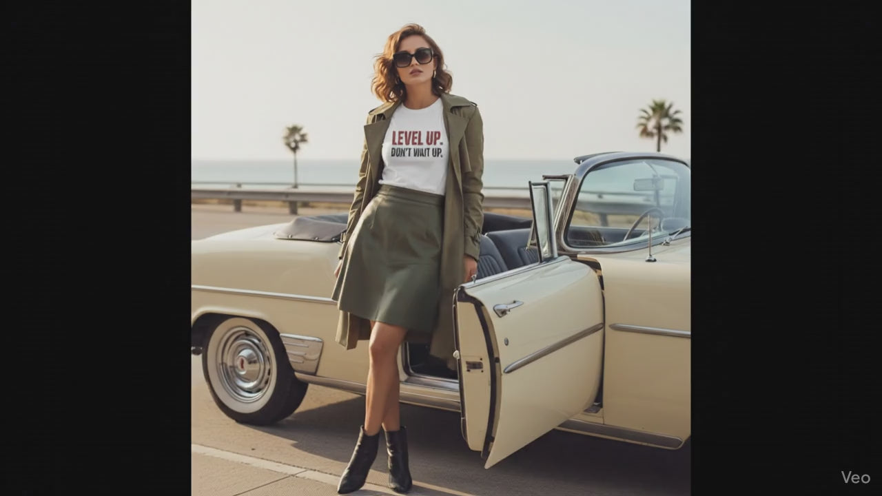 Level Up Unisex Tee | Motivational T-Shirt for Men and Women, Streetwear, Entrepreneur & Fitness Lifestyle Apparel by Truly Great Life